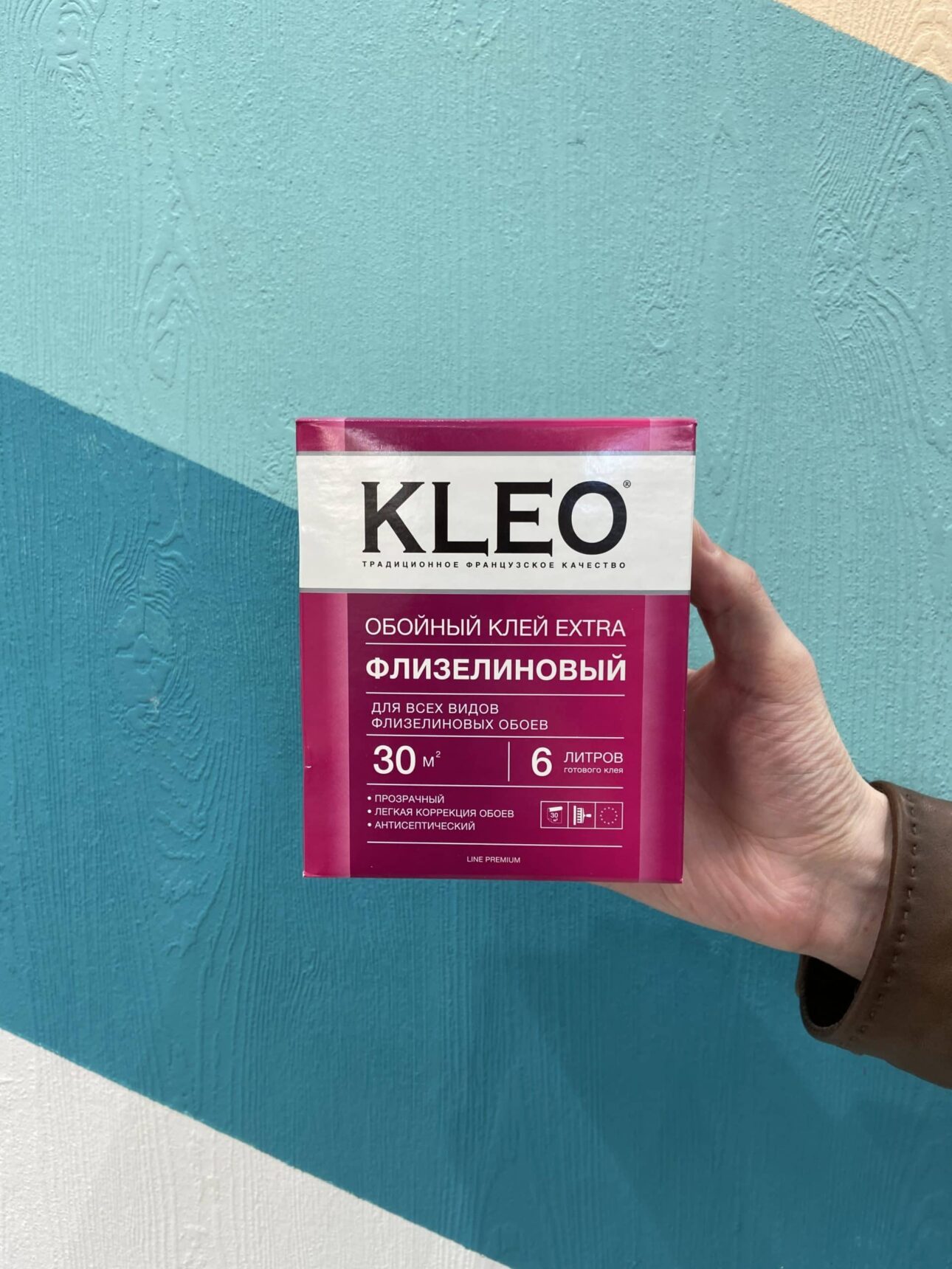 Клей для флизелиновых обоев Kleo Extra