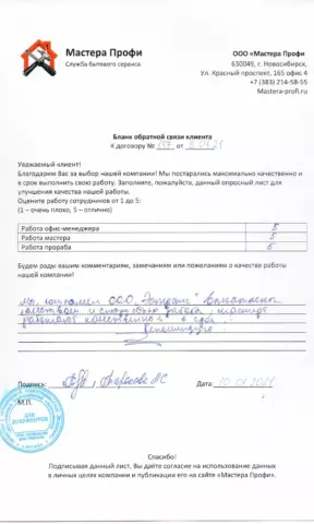 Отзыв от Эконика