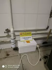 установка канализационного насоса (сололифта) для принудительной канализации