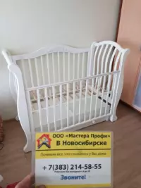 Сборка белой детской кроватки